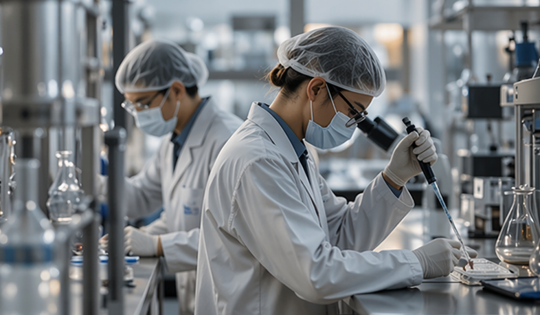 Custom peptide synthesis laboratory